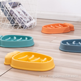 Interactive Feeder Plastic Pet Slow Bowls feeder